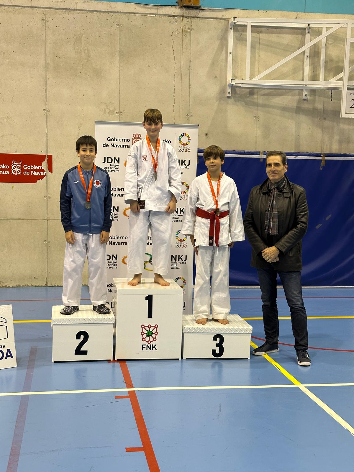Resultados Campeonato Navarro Alevín y JDN Kumite Infantil y Juvenil